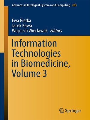 cover image of Information Technologies in Biomedicine, Volume 3